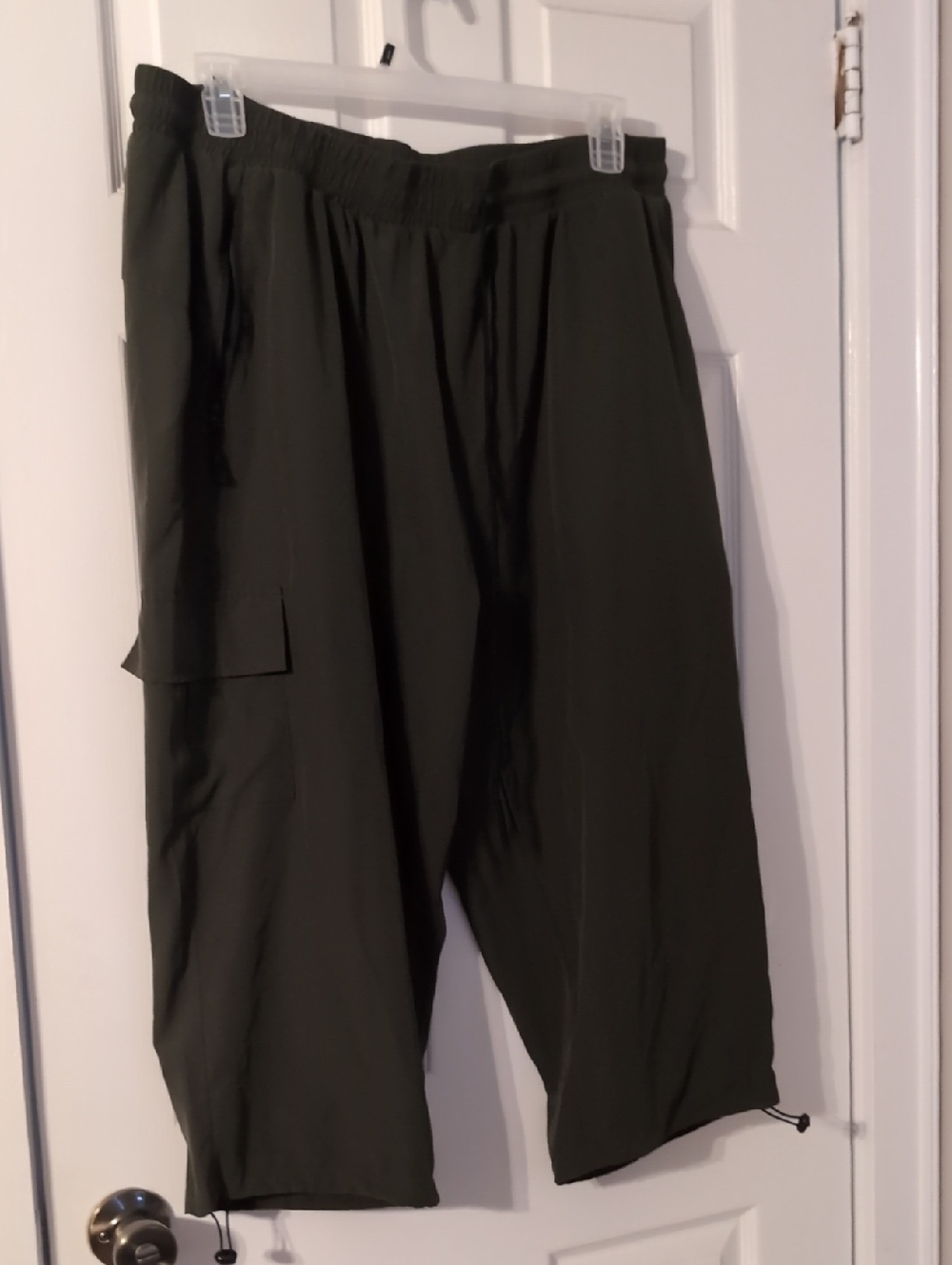 Men's Olive Green Cargo Jogger Pants
